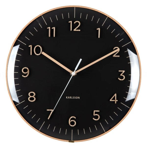 Designové nástěnné hodiny 6110BK Karlsson 30cm