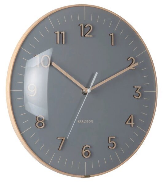 Designové nástěnné hodiny 6110GY Karlsson 30cm