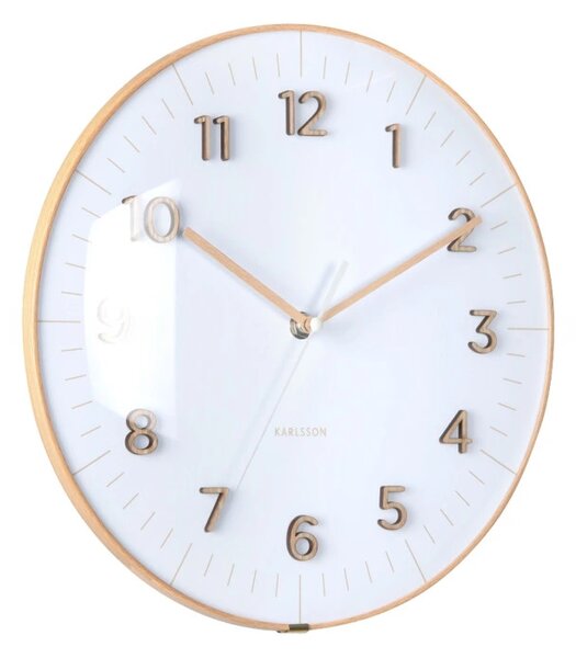 Designové nástěnné hodiny 6110WH Karlsson 30cm