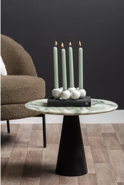 Luxusní odkládací mramorový stolek LM2153LG Leitmotiv 50cm