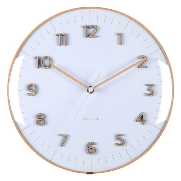Designové nástěnné hodiny 6110WH Karlsson 30cm