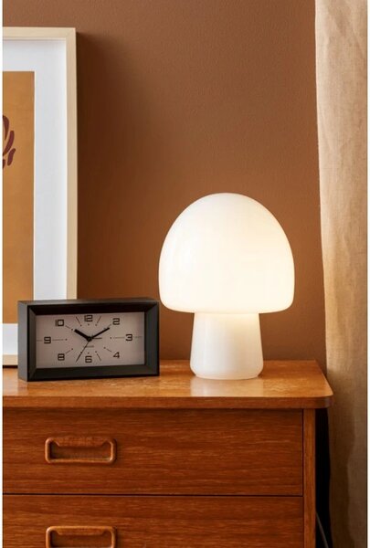 Designové stolní hodiny s budíkem 6066BK Karlsson 20cm