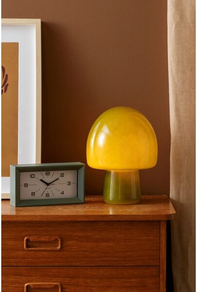 Designové stolní hodiny s budíkem 6066GR Karlsson 20cm