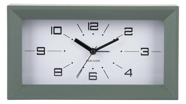 Designové stolní hodiny s budíkem 6066GR Karlsson 20cm