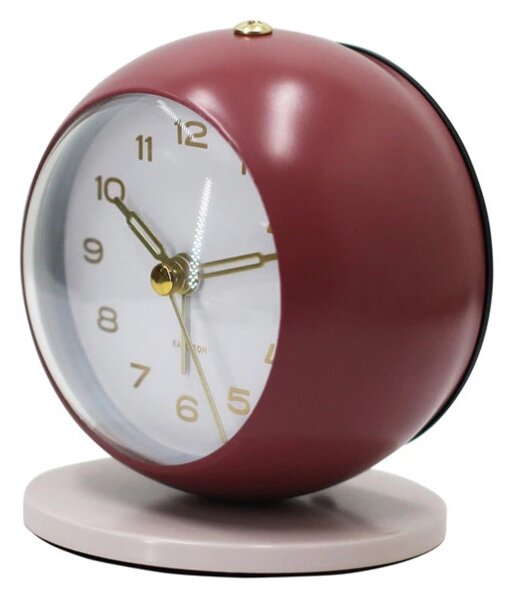 Designový budík 6141RD Karlsson 10cm