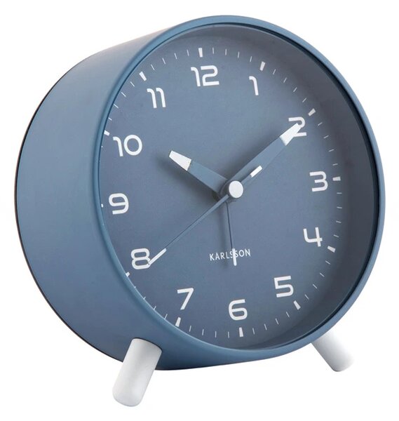 Designový budík 6029BL Karlsson 12cm