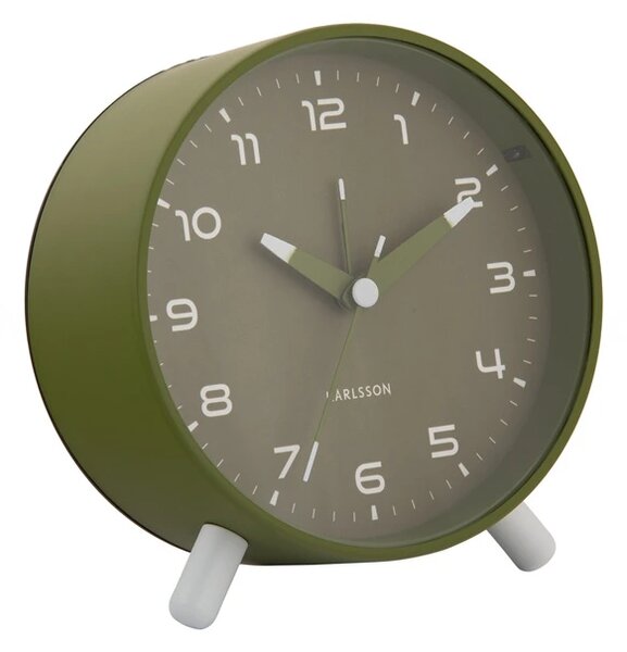 Designový budík 6029GR Karlsson 12cm