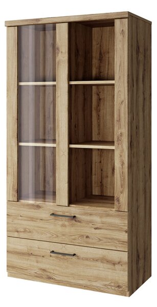 Vitrína nízká 1w2s dub navarra Doorset