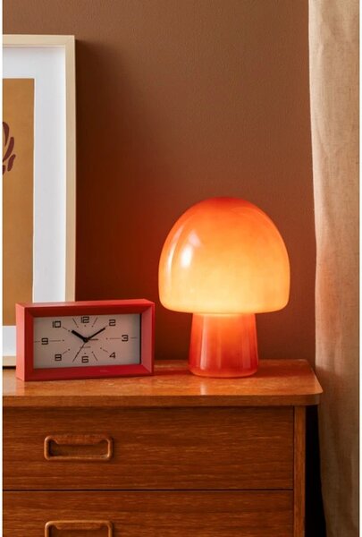 Designové stolní hodiny s budíkem 6066RD Karlsson 20cm