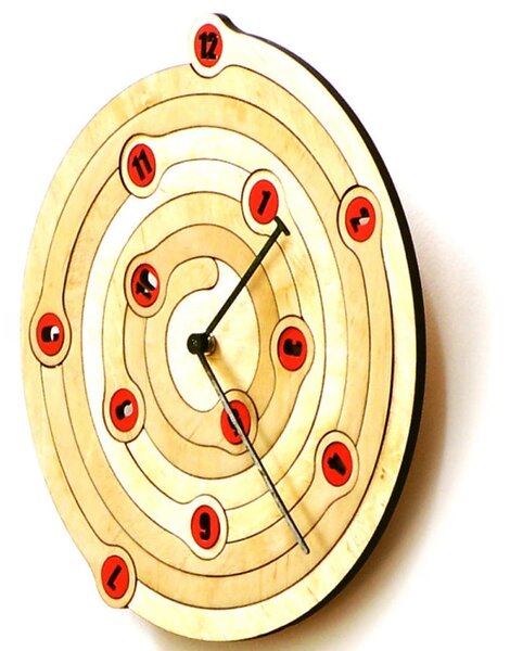 Designové nástěnné hodiny 001.15.001 Ardeola 29cm
