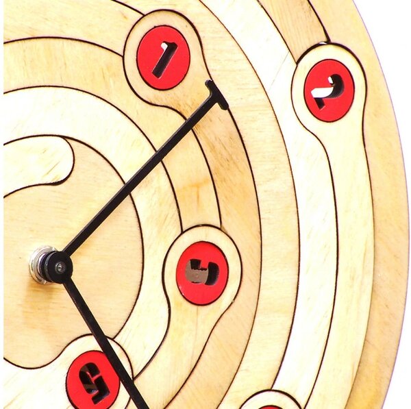 Designové nástěnné hodiny 001.15.001 Ardeola 29cm