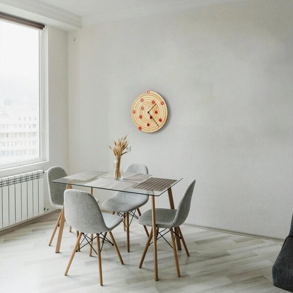 Designové nástěnné hodiny 001.15.001 Ardeola 29cm