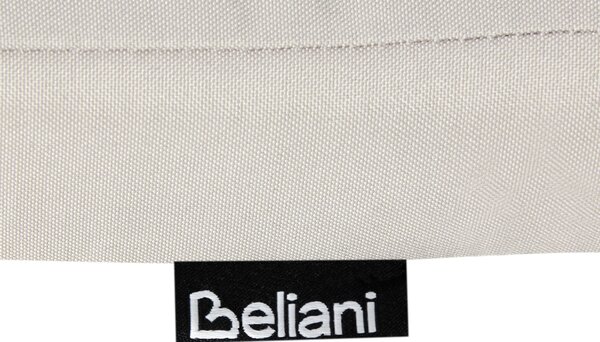 Sada 2 zahradních židlí s polštáři MAUI PREMIUM Akáciové dřevo Taupe