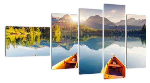 Obraz Štrbské pleso, Tatry, Slovensko (110x60cm)