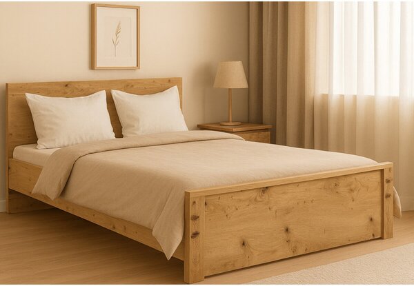 Postel 140x200 dub artisan Ayson