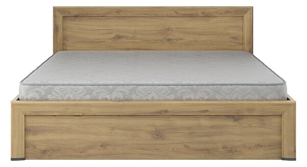 Postel 160x200 s roštem, úložným prostorem Sapori dub navarra