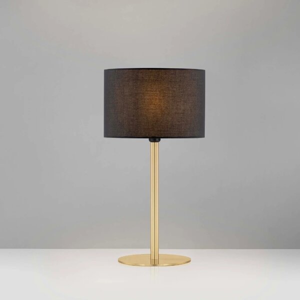 Černo-zlatá stolní lampa Nova Luce Sibnia