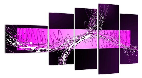 Abstraktní obraz do obýváku (110x60cm)