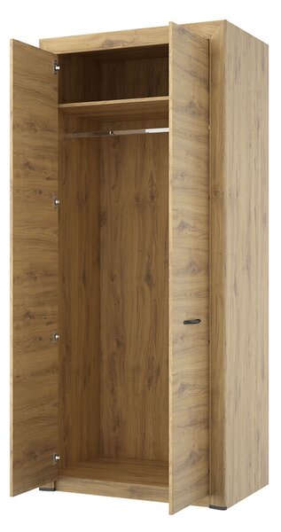 Skříň dvoudveřová Sapori 95.9x217.1x60.3 cm Dub navarra
