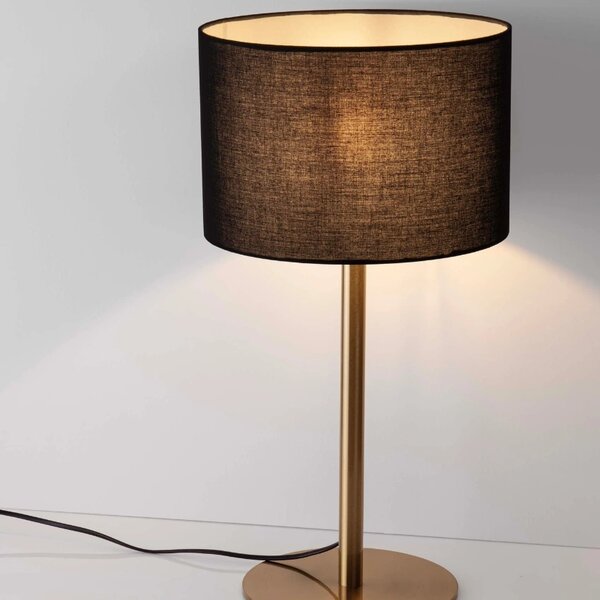 Černo-zlatá stolní lampa Nova Luce Sibnia
