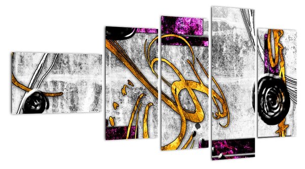 Abstrakce - moderní obrazy (110x60cm)