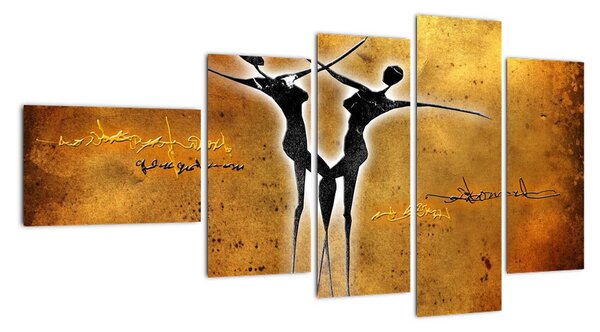 Abstraktní obraz (110x60cm)