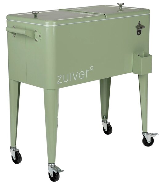 Zelený kovový chladící box ZUIVER BE COOL 78 x 39 cm