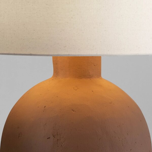 Nova Luce Hnědo-bílá stolní lampa Separe