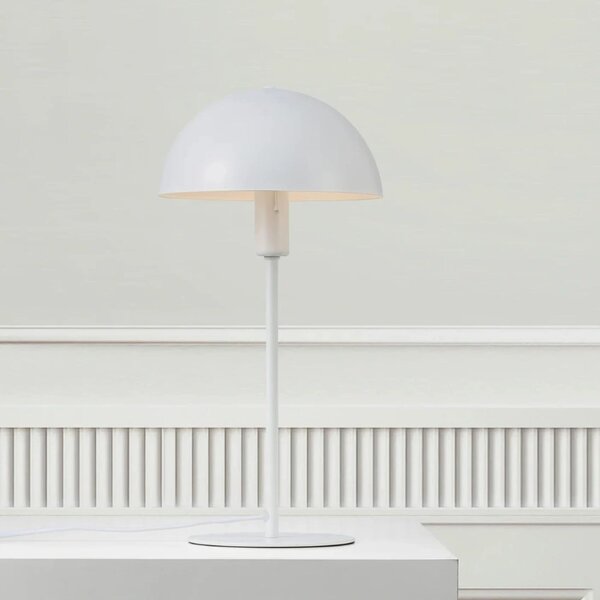 Nordlux Bílá kovová stolní lampa Ellen