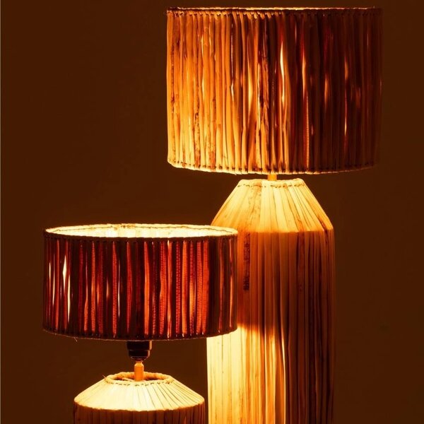 Bambusová stolní lampa J-Line Labana 87 cm