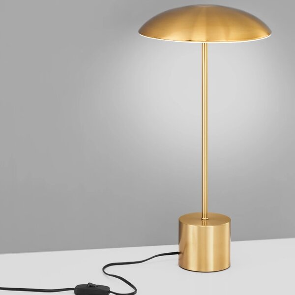 Zlatá kovová stolní LED lampa Nova Luce Lash