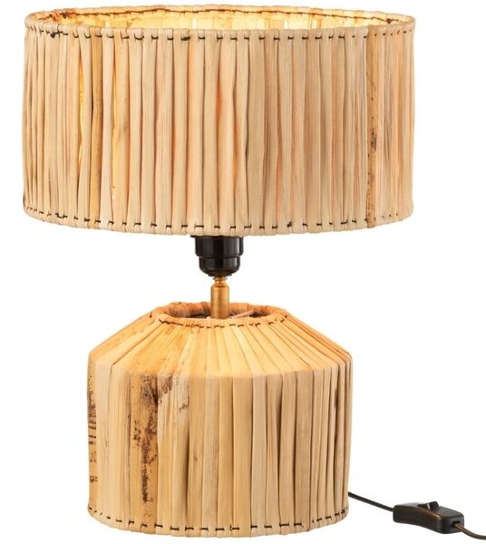 Bambusová stolní lampa J-Line Labana 30,5 cm