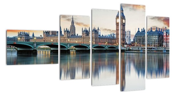 Obraz Londýna, Big ben (110x60cm)