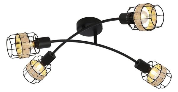 Rabalux 5282 - Přisazený lustr INDIANA 4xE14/25W/230V