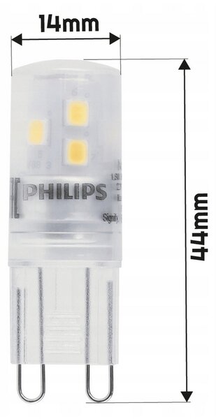 PHILIPS LED žárovka - G9 - 1,9W - 220Lm - teplá bílá Corepro Premium
