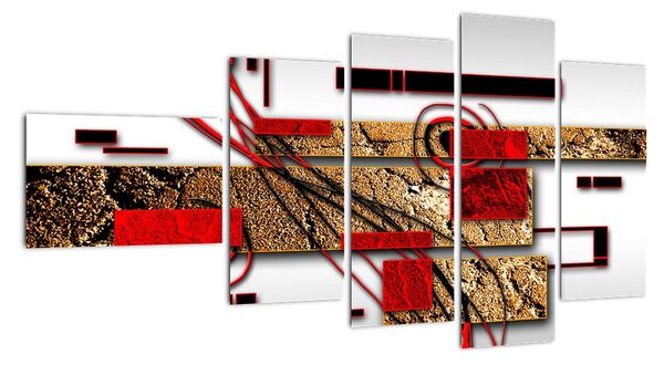 Moderní obraz - abstrakce (110x60cm)