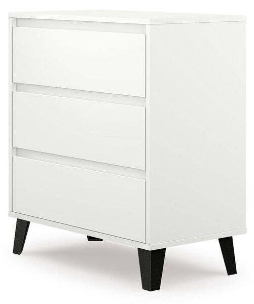Komoda Borg 3s/70 bílá