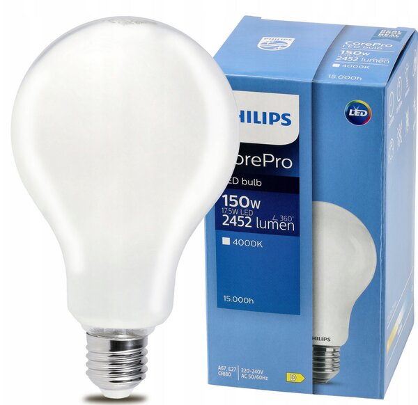 LED žárovka Philips E27 - 17,5W - 2452lm - 4000k Corepro Premium