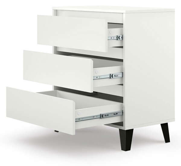 Komoda Borg 3s/70 bílá