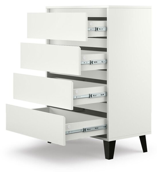 Komoda Borg 4s/70 bílá