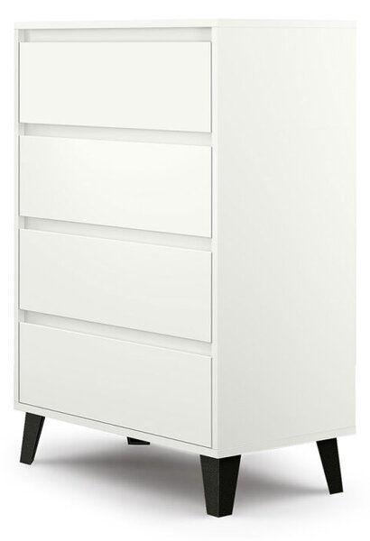 Komoda Borg 4s/70 bílá