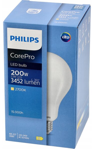 LED žárovka Philips E27 - 23W - 3452lm - 2700k Corepro Premium