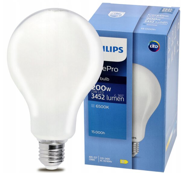 LED žárovka Philips E27 - 23W - 3452lm - 6500k Corepro Premium