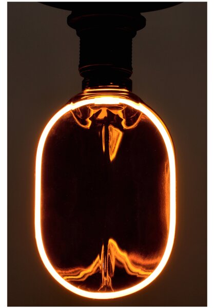 ECOLIGHT Dekorativní LED žárovka E27 4W 100lm O100 - řada ZERO