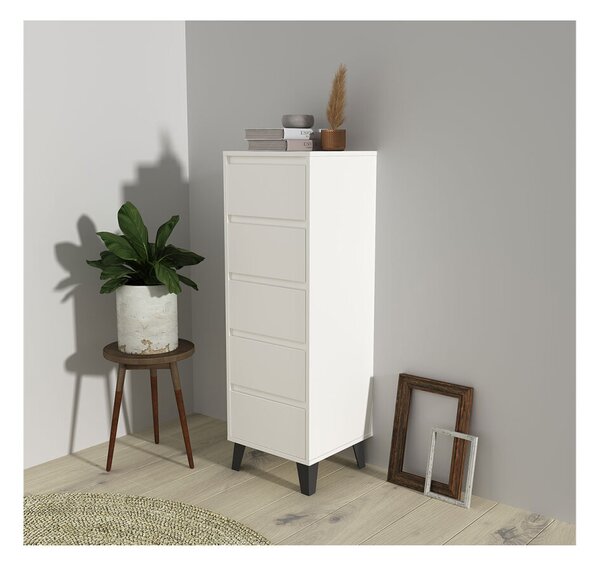Komoda Borg 5s/40 bílá