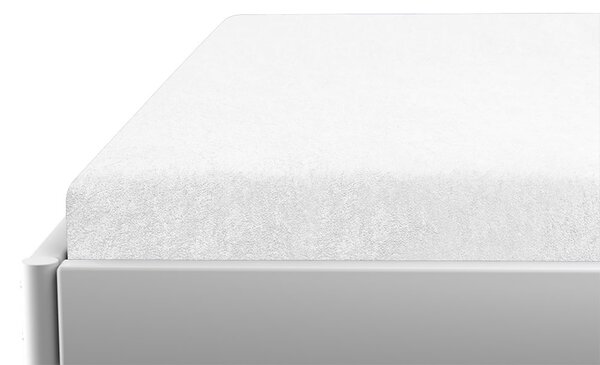 Froté prostěradlo do dětské postýlky bílé 70x140 cm