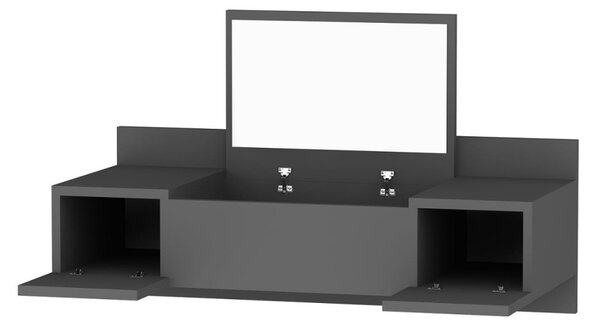 Kalune Design Toaletní stolek ZAKKUM 100 cm antracitový
