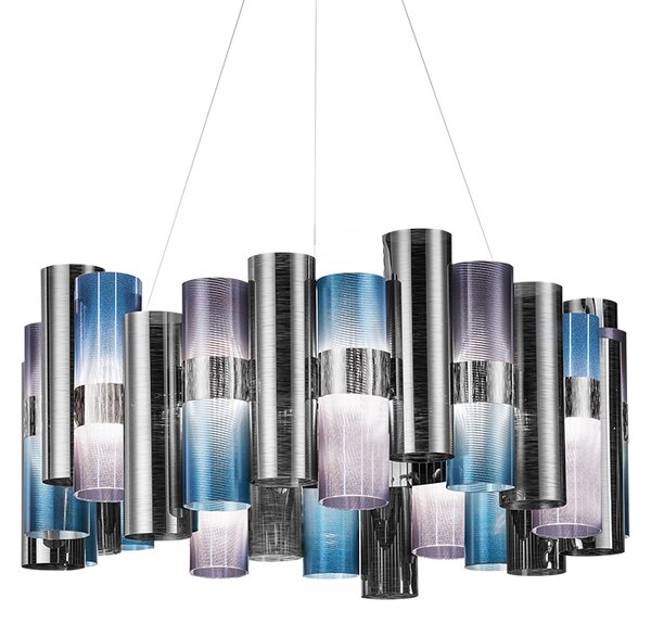 SLAMP LALSL00GRD01T00NMTEU La Lollo Gradient suspension L, designové závěsné svítidlo, 80W LED 2700K stmívatelné, průměr 80cm