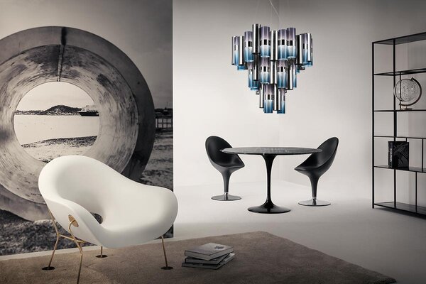 Slamp La-Lollo Gradient suspension M, designové závěsné svítidlo, 40W LED 2700K stmívatelné, průměr 48cm