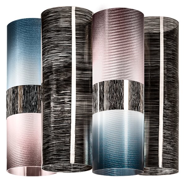 SLAMP LALWM00GRD00000NMTEU La Lollo Gradient applique, designové nástěnné svítidlo, 2x5W LED E14, výška 30cm